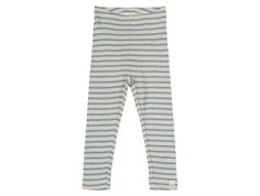 Petit Piao leggings allure blå/mørk råhvid stribet